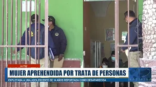 Aprehendida por trata y tráfico de una adolescente