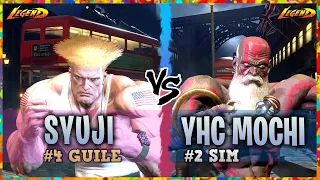 SF6 ▰ Ranked #4 Guile (Syuji) Vs. Ranked #2 Dhalsim ( YHC Mochi )『 Street Fighter 6 』