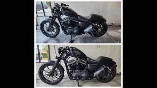 factory bar or drag bar? Harley Davidson Iron 883 Sportster