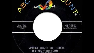 1964 HITS ARCHIVE: What Kind Of Fool (Do You Think I Am) - Tams