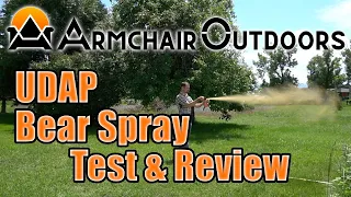 3 Minute Review: UDAP Bear Spray and Test Fire