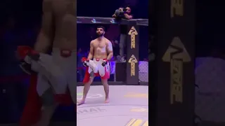 BRAVE CF 63 Finish by Abbas Khan | Brave 63 Moments #mma #shorts