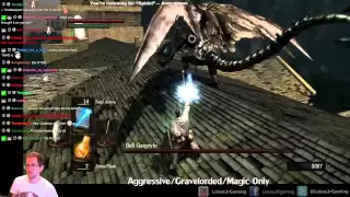 Dark Souls Aggressive/Gravelorded/Magic Only run Part 1