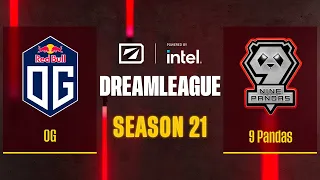 Dota2 - OG vs 9 Pandas - Game 1 - DreamLeague Season 21 - Playoffs