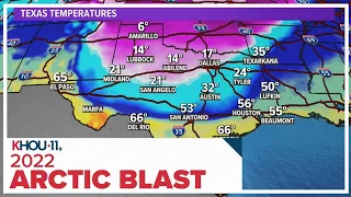 The arctic front is moving into Southeast Texas | Chief Meteorologist David Paul has updated info