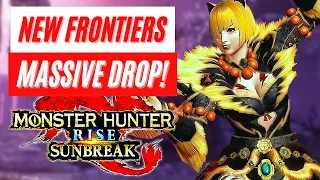 Monster Hunter Rise Sunbreak New Monster Hunter Frontiers Massive Drop Gameplay Trailer News Reveal