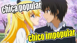 Top 10 Animes en Donde la Chica Popular se Enamora del Chico Menos Popular