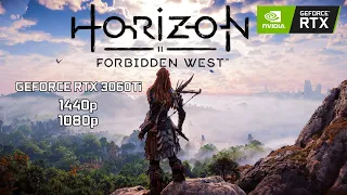 RTX 3060 Ti + Ryzen 5 3600 - Horizon Forbidden West Benchmarks | 1440p & 1080p