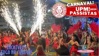 Passistas UPM fogo na Cabeça 🤯 Show Enrredo 2024 Unidos de Padre Miguel ❤️