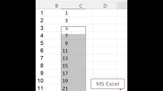 MS Excel Generate Serial Number