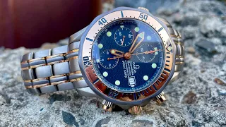 Обзор часов Omega Seamaster Титан/Золото