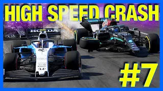 F1 2021 My Team Career : HIGH SPEED CRASH!! (F1 My Team Part 7)