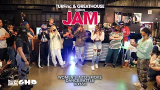 Women's 7 To Smoke Dance Battle TURFinc x Greathouse of Dance The Jam Ft Phoenix lil mini, keanna ..