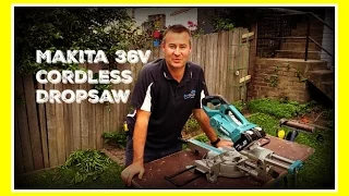 Tool Review - Makita 36V Cordless Drop Saw - DLS714