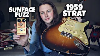 This FUZZ + 1959 Stratocaster = INSANE fuzz tone!!
