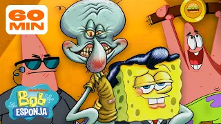 Bob Esponja | 1 Hora com os NOVOS Momentos Mais Engraçados do Bob Esponja | Bob Esponja em Português