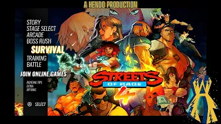 Streets of Rage 4 Survival DLC Gameplay