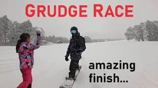 THINGS GET MESSY - SKIER v SNOWBOARDER GRUDGE RACE in Nozawa Onsen | 野沢温泉村 日本 JAPAN | Ep 23 2024