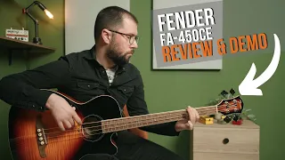 Fender FA-450CE Acoustic Electric Bass Review and Demo