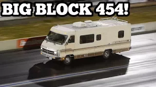 Motorhome Drag Race - Big Block Chevy 454 Quarter Mile