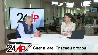 Актуальный разговор -  Снег в мае. Спасаем огород!