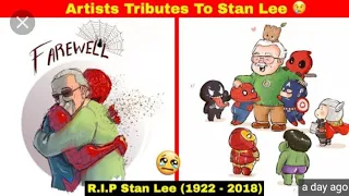 Stan Lee Passes Away At 95 And Fans All Over The World Honor Him By Creating Tribute Art