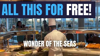 Wonder of the Seas: Where to Eat for FREE | Included Dining Options Revealed