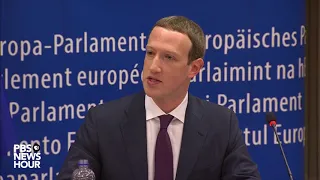 WATCH: Facebook CEO Mark Zuckerberg testifies before the European Union Parliament