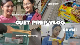 after boards CUET prep vlog 🎀 - stationary haul ☆ﾟ⁠.⁠*⁠･⁠｡ﾟ|| Drutisharma