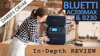 2000w Bluetti Review! Portable & Expandable AC200MAX & B230