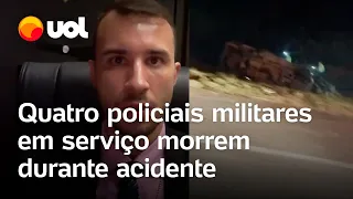 Acidente na BR-364: Quatro policiais militares em serviço são mortos; vídeo