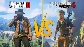 Red Dead Redemption 2 VS Uncharted 4 | Direct Comparison