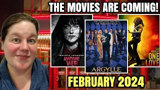 THE MOVIES ARE COMING - New Release Movies February 2024