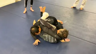 Learn bjj drill, escape side control to octopus guard, Kosoto hip bump sweep at grapple box nyc fidi