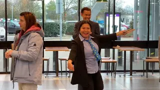Burger King Boss Dances For Her Diners