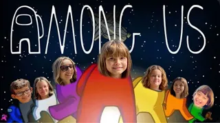 AMONG US NA VIDA REAL-Quem será o impostor? Ft Fabiana Landim Poliana Landim e Family Fun 5