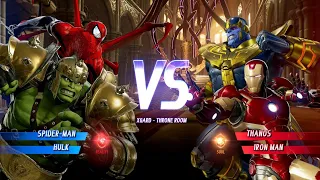 SPIDER-MAN & WOLVERINE VS IRONMAN & DEADPOOL FIGHT IN MARVEL CONTEST OF CHAMPIONS! (FT. OGGY)