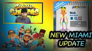 Miami Update 2017 NEW CHARACTER NICK!! - Subway Surfers Gameplay