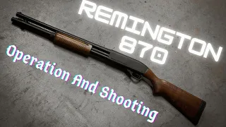 How Remington 870 Works | Animation Of Operation | Remington 870 mechanisms