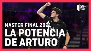 La potencia de Arturo Coello en el Estrella Damm Master Final 2021 | World Padel Tour