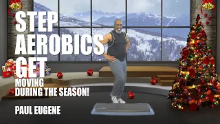 Step Aerobics Christmas | Burn Off The Holiday Sweets | Get Moving Toward 10,000 Steps!