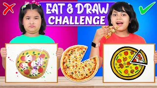 Eat And Draw Challenge | Fun Food Activity for Kids | Toystars