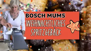 easy Spritzgebäck backen mit der Küchenmaschine Bosch MUM5 und Spritzgebäckvorsatz