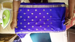 How to Iron Silk Saree at home