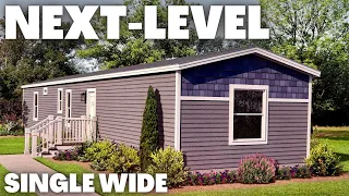 This NEW single wide is on another LEVEL! Prefab House Tour