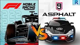 ASPHALT 9 V/S F1 MOBILE RACING | FORMULA 1 MOBILE RACING GAMEPLAY | 9 ASPHALT LEGENDS.