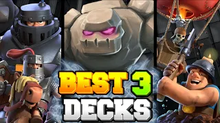 TOP 3 CLASH ROYALE STRONGEST LADDER DECKS - Clash Royale 2021 November (NO CHAMPIONS)