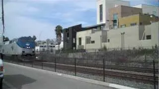 Amtrak P42DC #14 on the Surfline in San Diego - August 2012