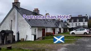 Portsonachan Hotel sits on the banks of Loch Awe down a single track road in Scotland