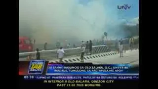 50 bahay nasunog sa Old Balara, QC; UNTV Fire Brigade, tumulong sa pag-apula